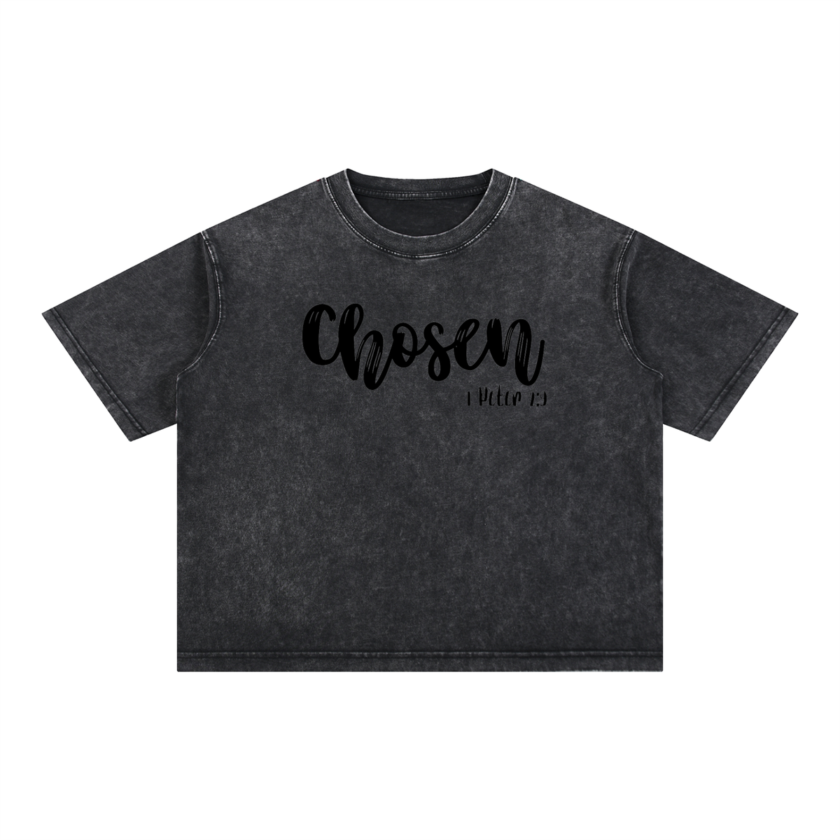 Mineral Wash Boxy Cotton T-Shirt