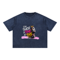 Mineral Wash Boxy Cotton T-Shirt
