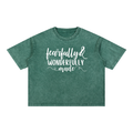 Mineral Wash Boxy Cotton T-Shirt