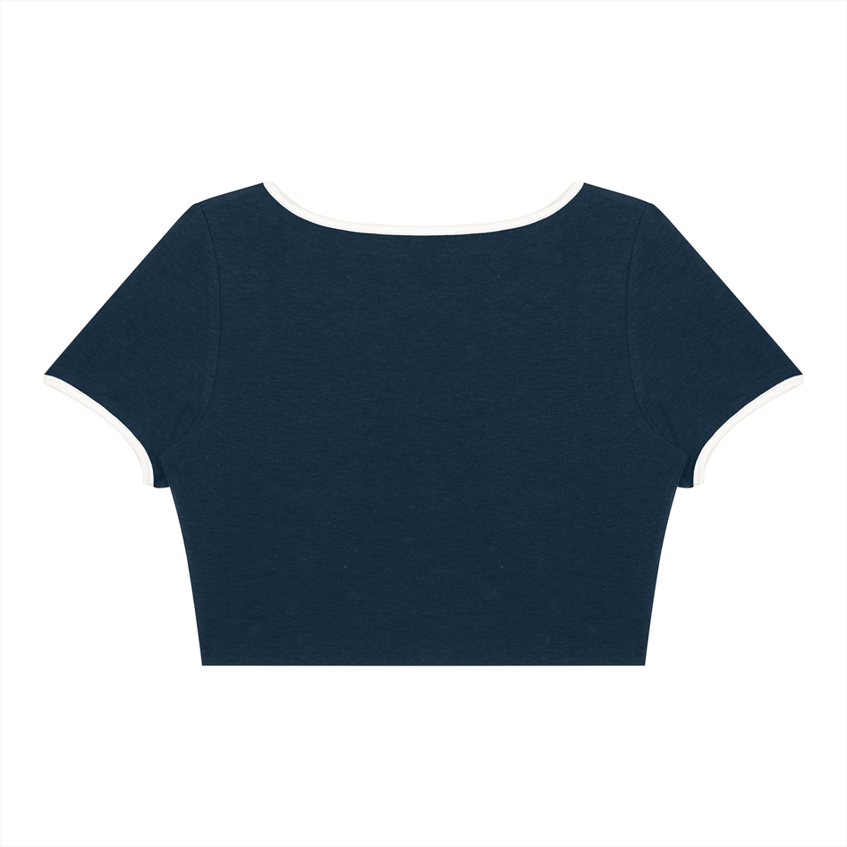 Women's Color Block Crop T-Shirt