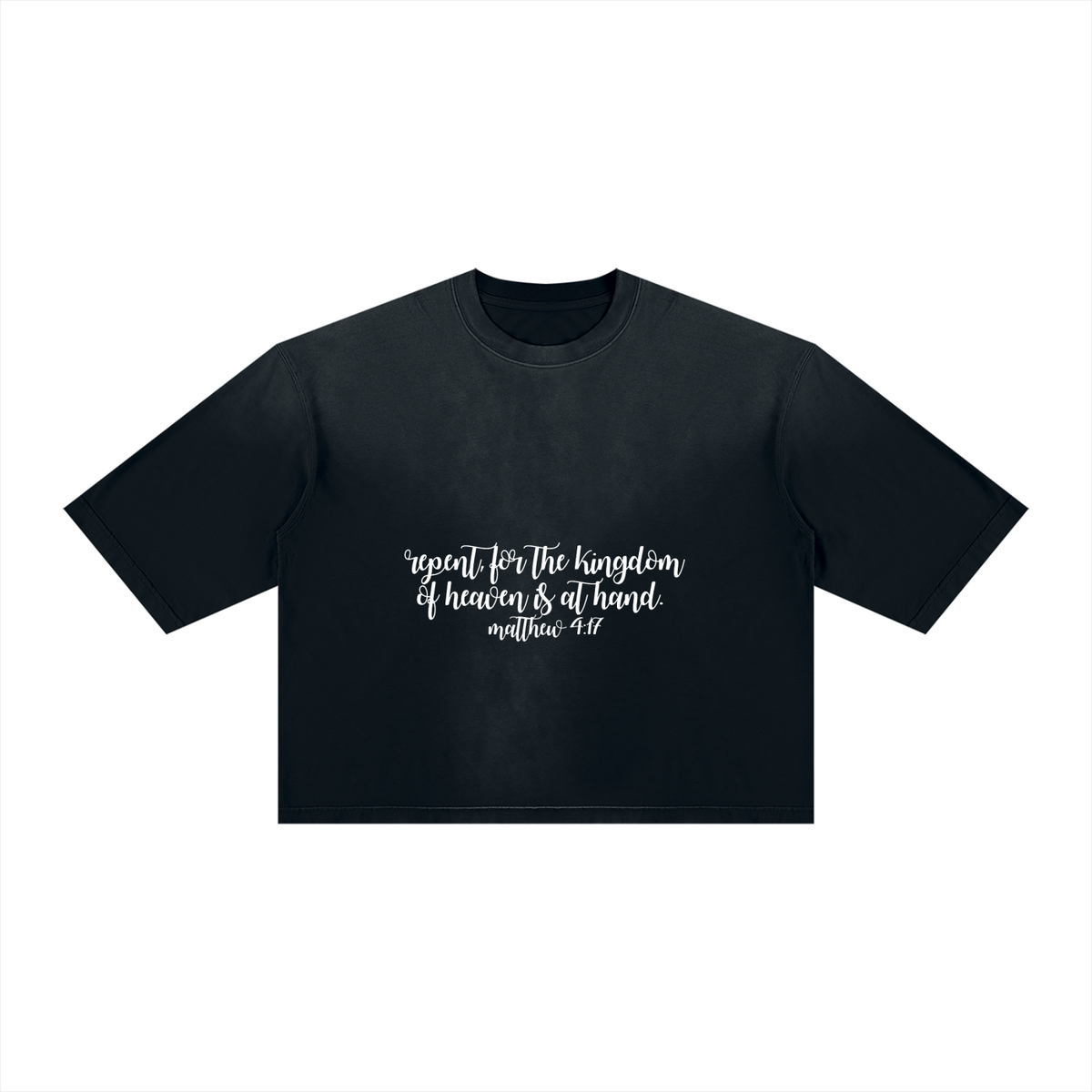 Unisex Vintage Wash Sunfade Boxy T-Shirt