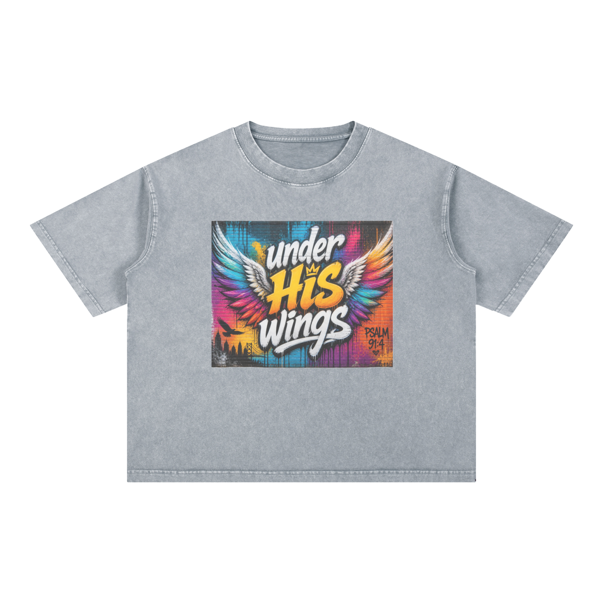 Mineral Wash Boxy Cotton T-Shirt