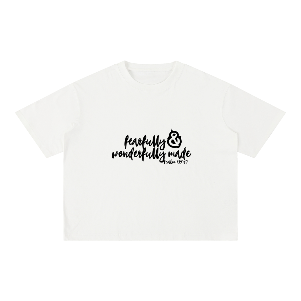 Psalm 139:14 Mineral Wash Boxy Cotton T-Shirt