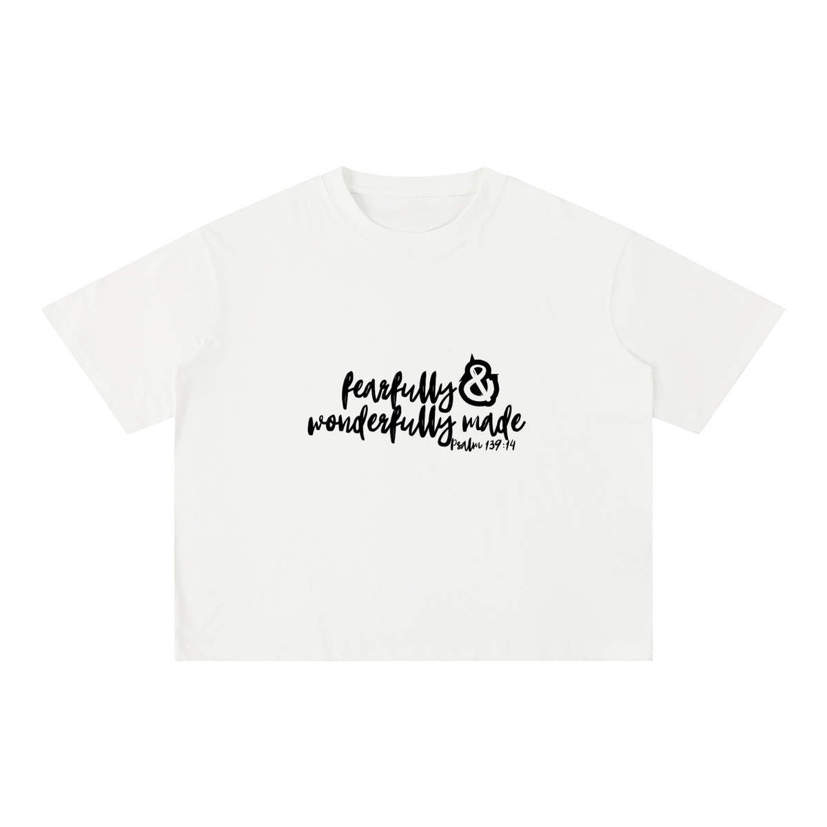 Psalm 139:14 Mineral Wash Boxy Cotton T-Shirt