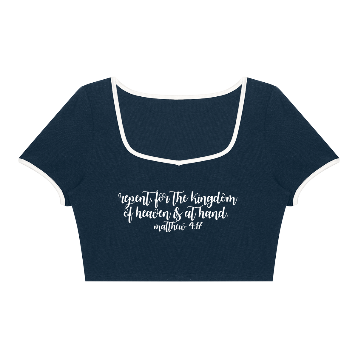 Women's Color Block Crop T-Shirt