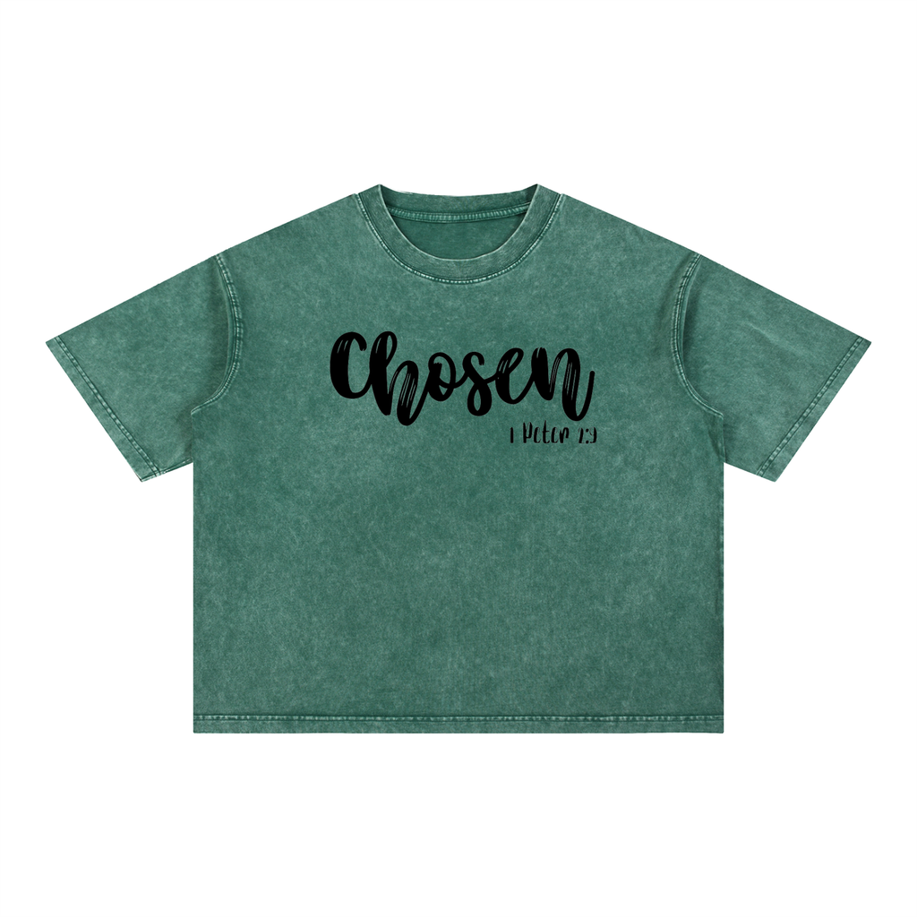 Mineral Wash Boxy Cotton T-Shirt