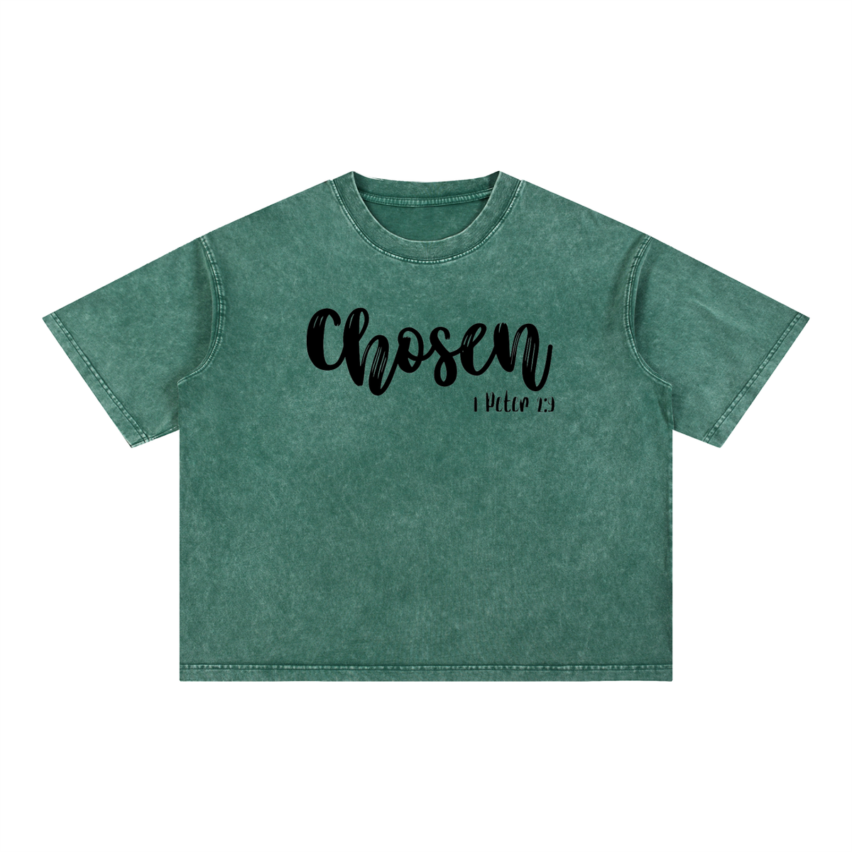 Mineral Wash Boxy Cotton T-Shirt