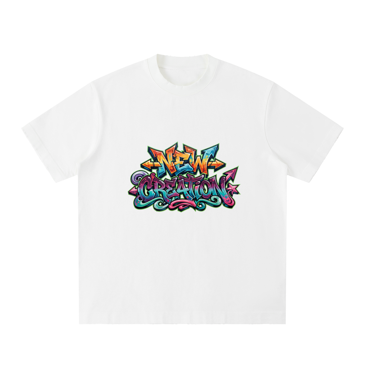 Heavyweight Vintage Washed Frayed T-Shirt