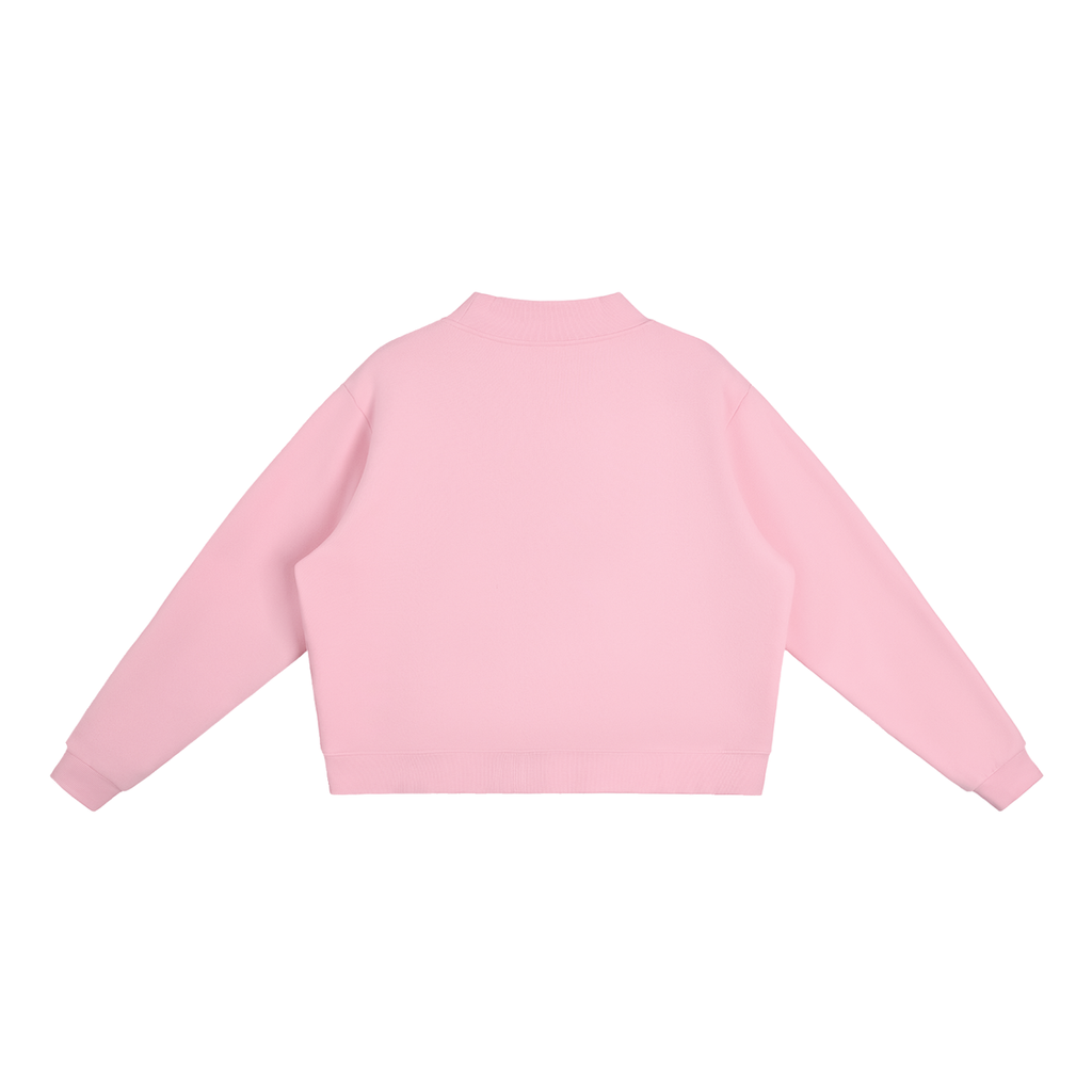 Esther Mock-Neck Crew Sweatshirt