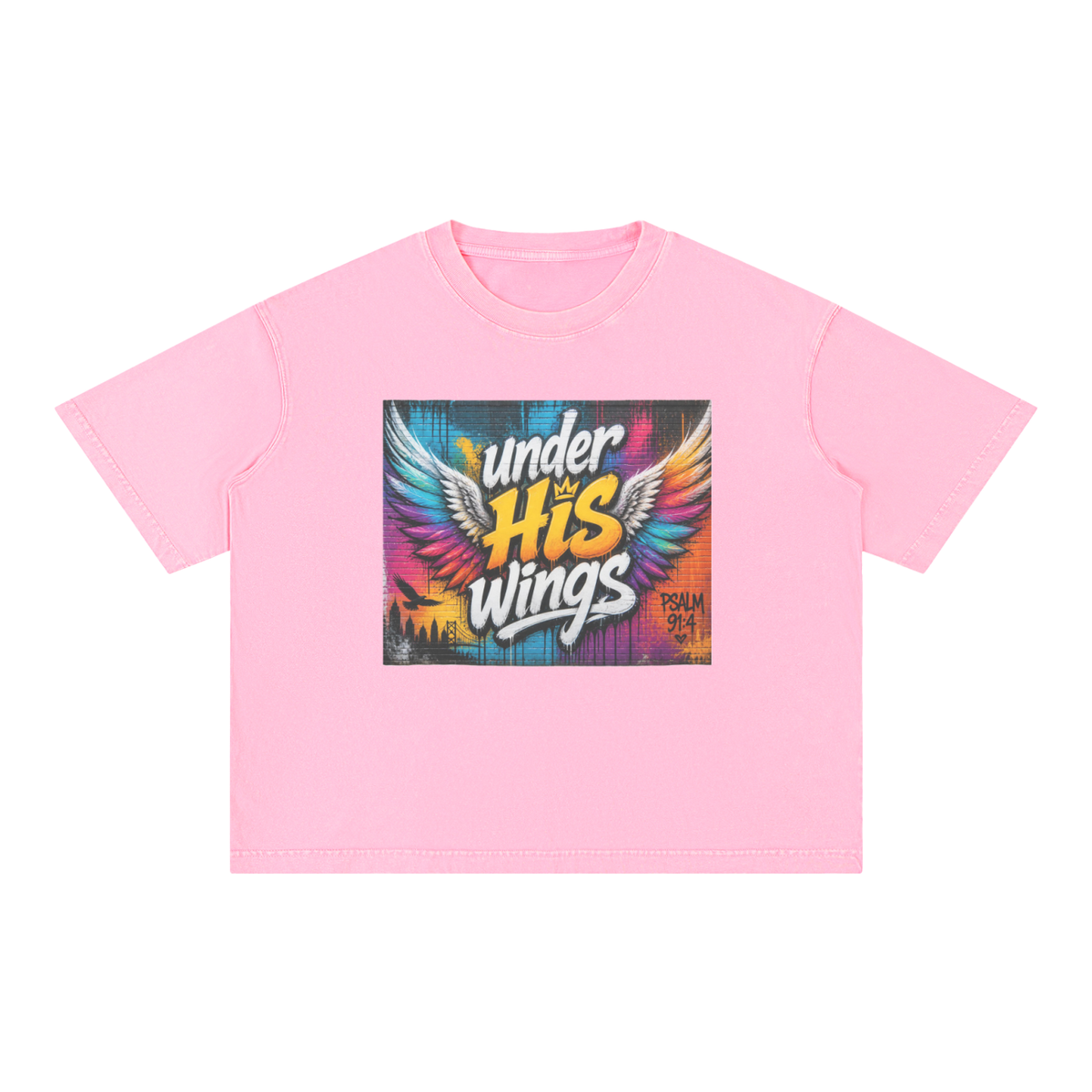 Mineral Wash Boxy Cotton T-Shirt