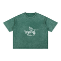 Mineral Wash Boxy Cotton T-Shirt