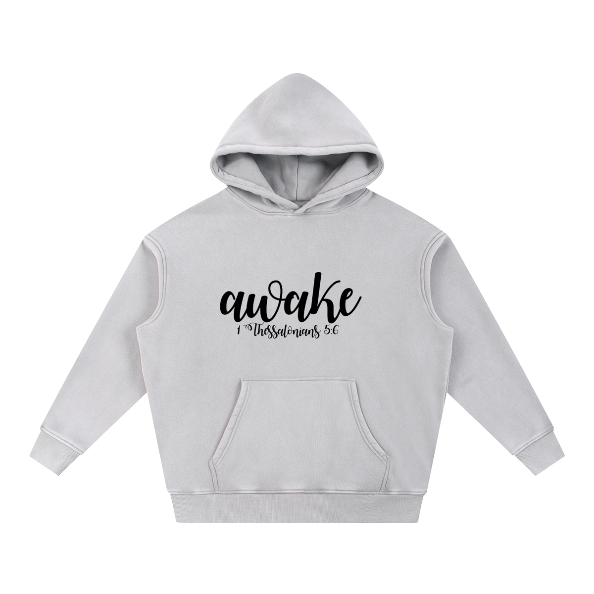 Snow Wash Fleece Oversize Hoodie