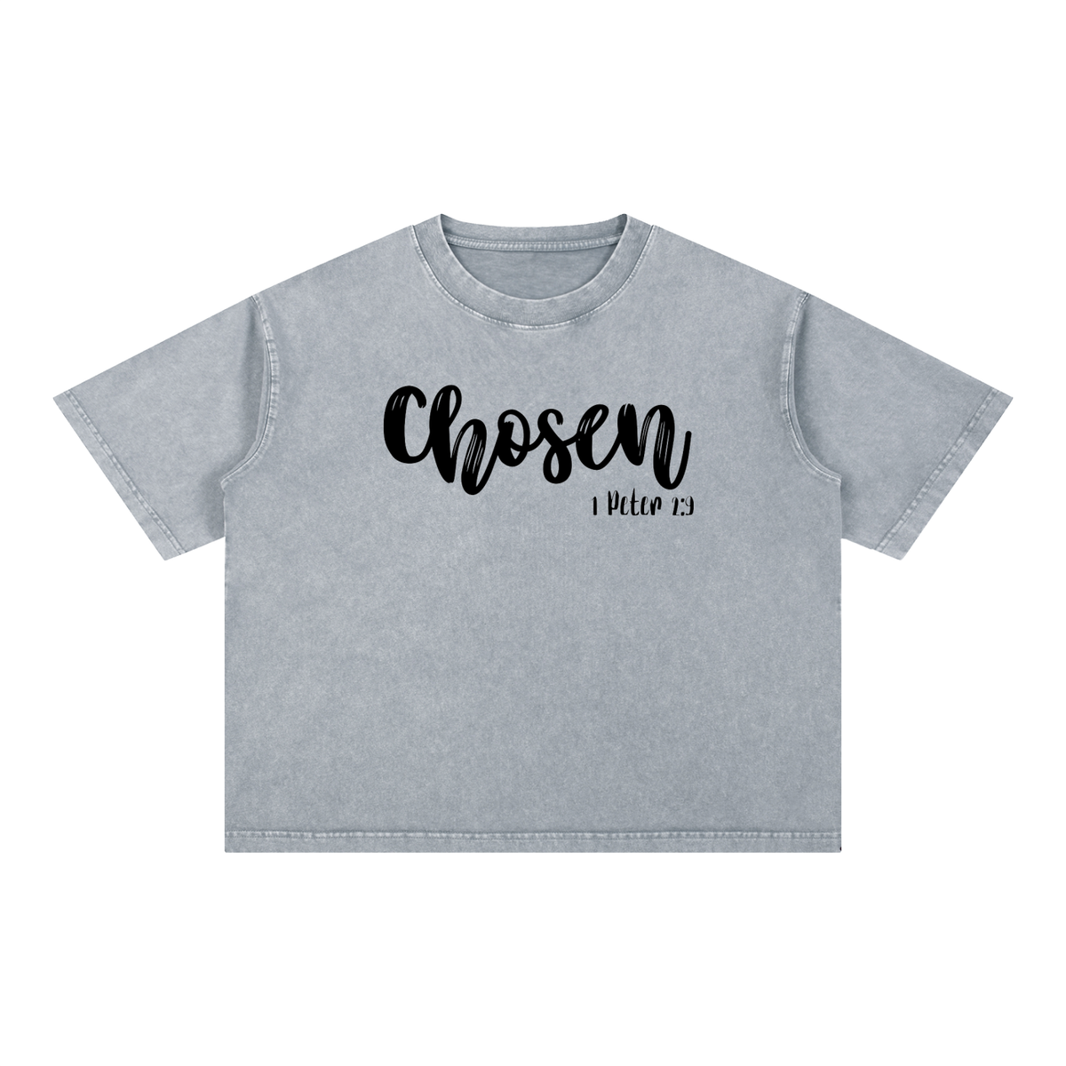 Mineral Wash Boxy Cotton T-Shirt