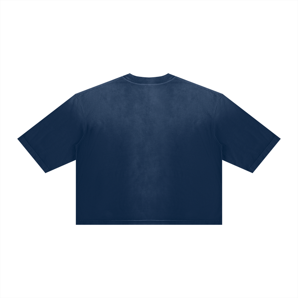 Unisex Vintage Wash Sunfade Boxy T-Shirt