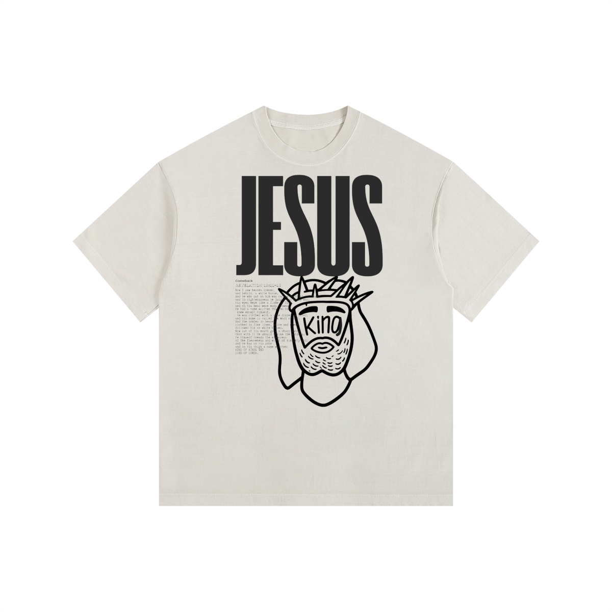 Vintage Washed Oversized Cotton T-Shirt