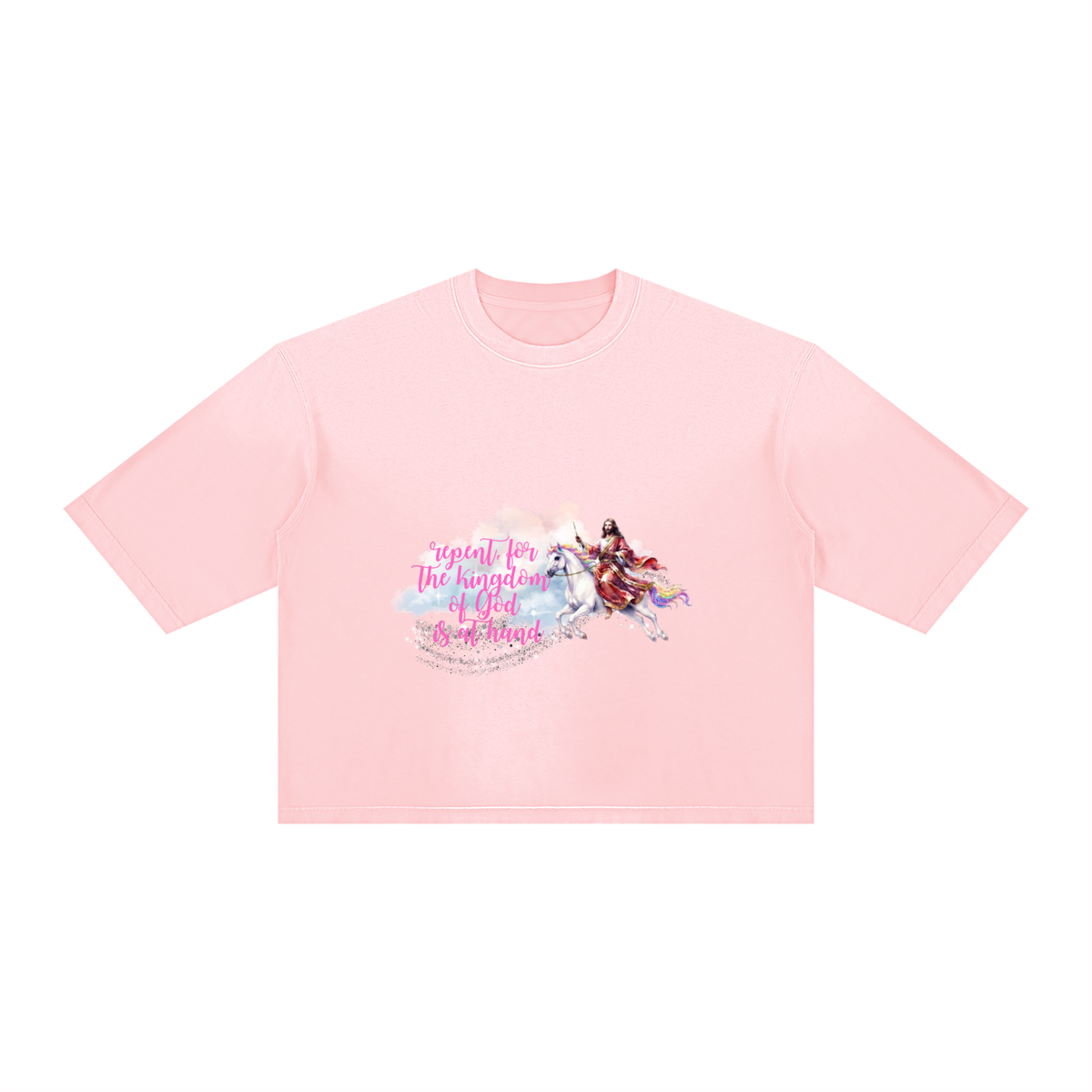 Unisex Vintage Wash Sunfade Boxy T-Shirt