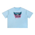 Under His Wings Mineral Wash Boxy Cotton T-Shirt