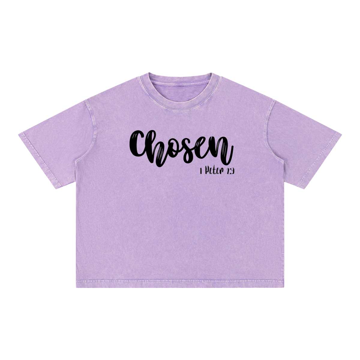 Mineral Wash Boxy Cotton T-Shirt