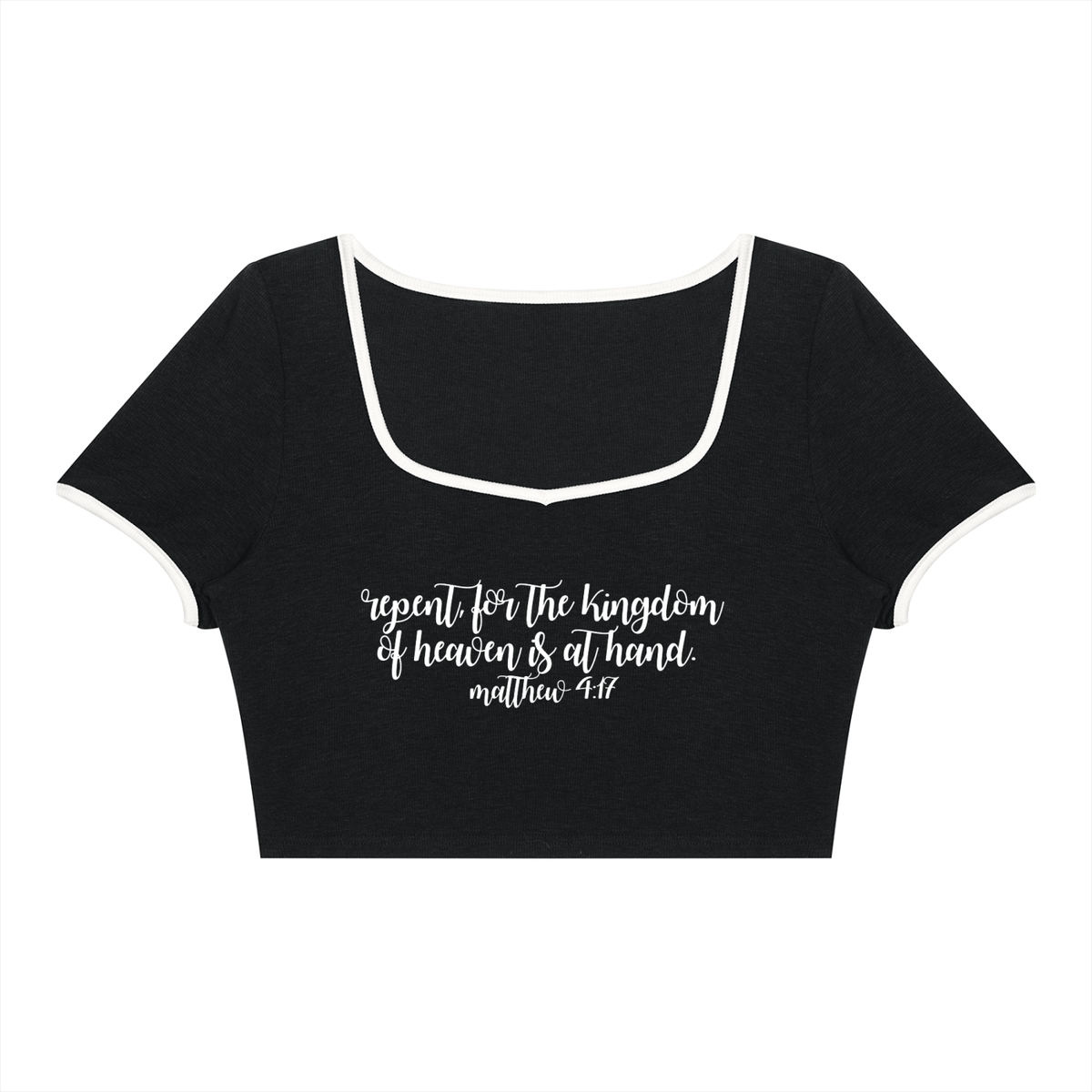 Women's Color Block Crop T-Shirt