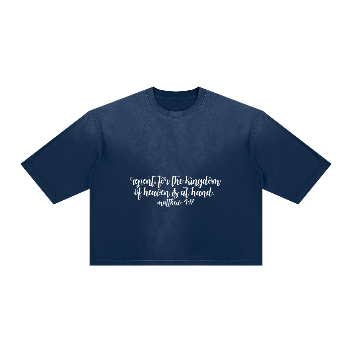 Unisex Vintage Wash Sunfade Boxy T-Shirt