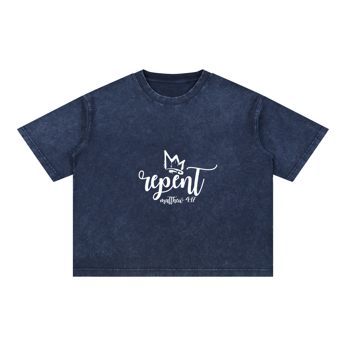 Mineral Wash Boxy Cotton T-Shirt