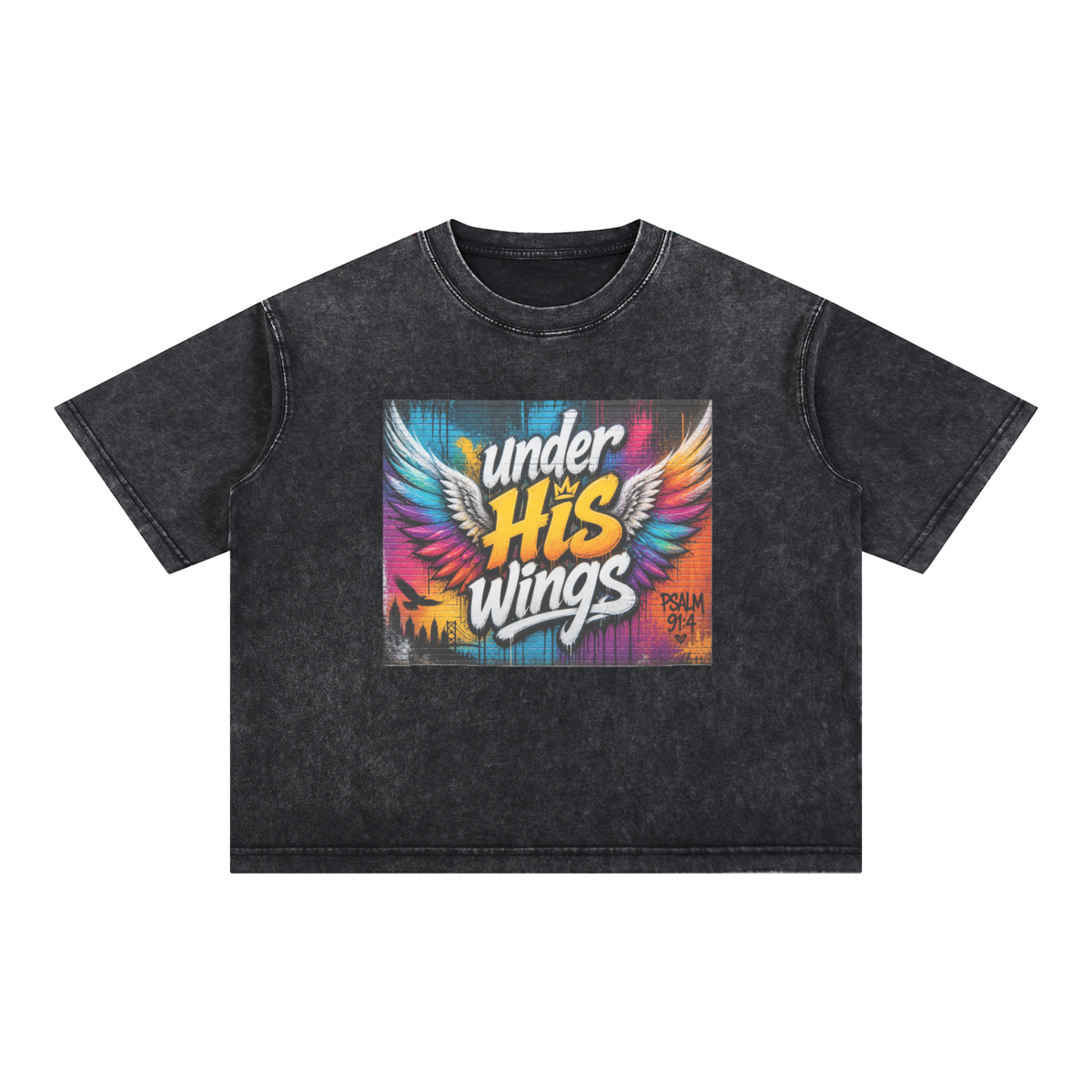 Mineral Wash Boxy Cotton T-Shirt