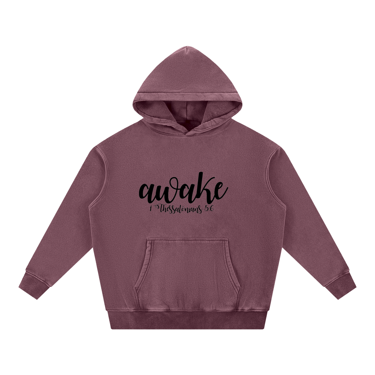 Snow Wash Fleece Oversize Hoodie