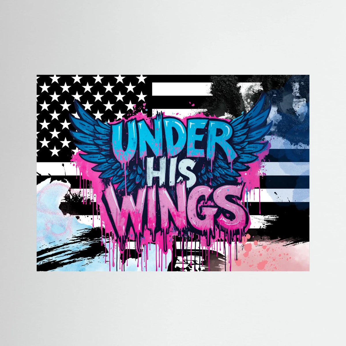 Psalm 91 Graffiti Canvas 