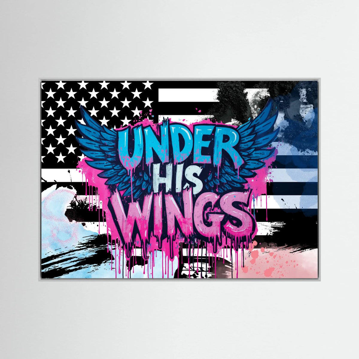 Psalm 91 Graffiti Canvas 